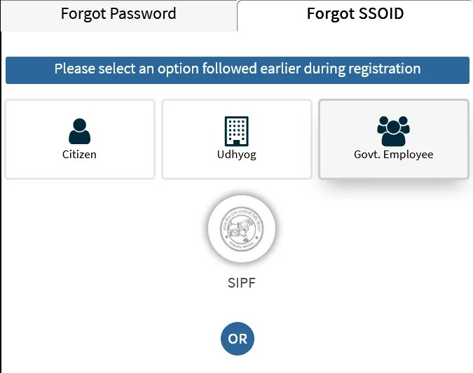 SSO ID Recover